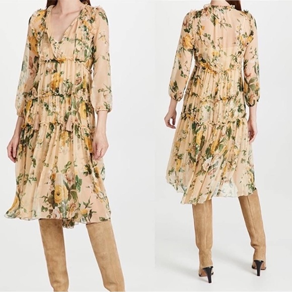 OPT Selena midi Dress Medium - Picture 1 of 10